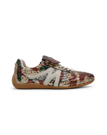 Pantofi sport cu aplicatii de paiete Freekick, Multicolor