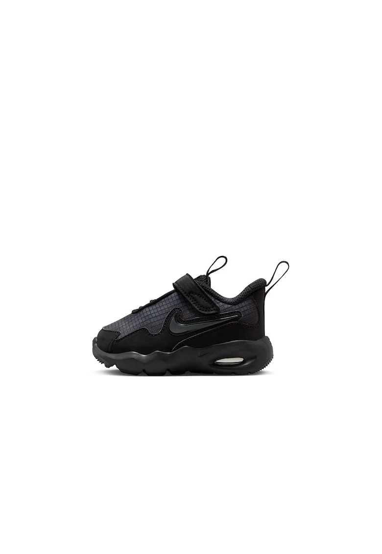 Pantofi sport Air Max Nova din piele ecologica si plasa, Negru