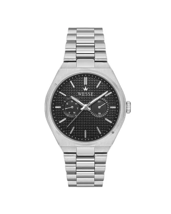 Ceas barbatesc  WWG209604, 42mm, argintiu, curea din otel, mecanism quartz