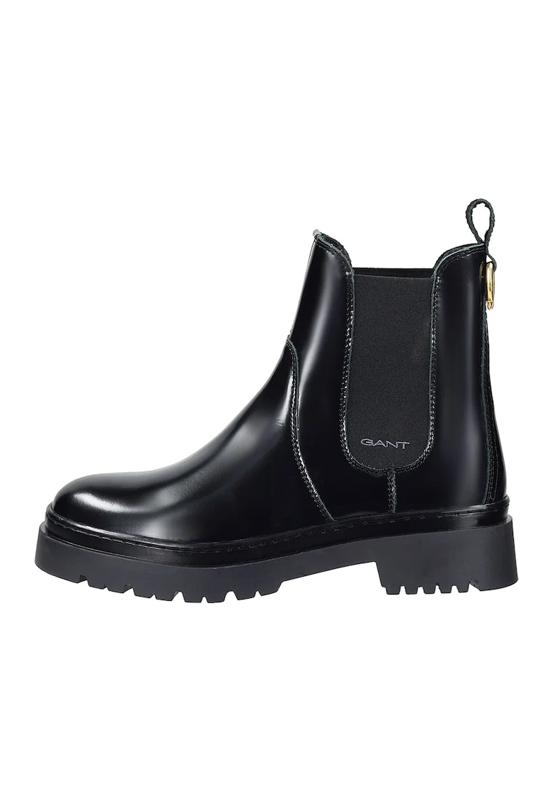 Ghete Chelsea din piele Aligrey, Negru
