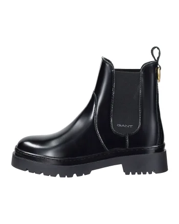 Ghete Chelsea din piele Aligrey, Negru