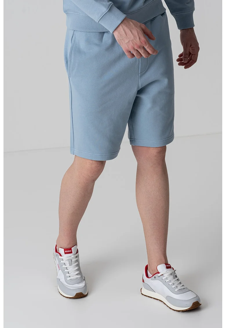 Bermude relaxed fit din bumbac Dayano, Albastru pastel
