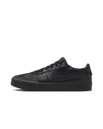 Pantofi sport low-cut din piele ecologica Court, Negru