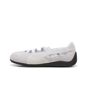 Balerini de piele intoarsa Speedcat, Alb/Roz pal/Bej deschis