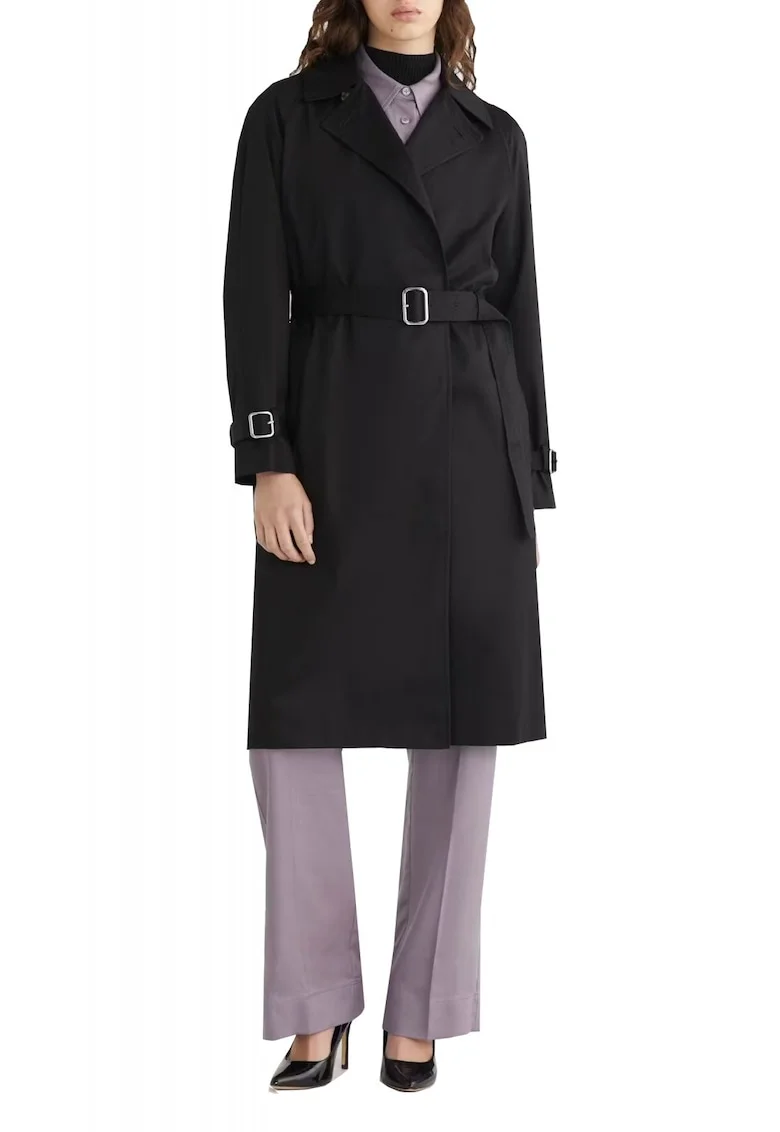 Trench dama  K20K204999, Negru