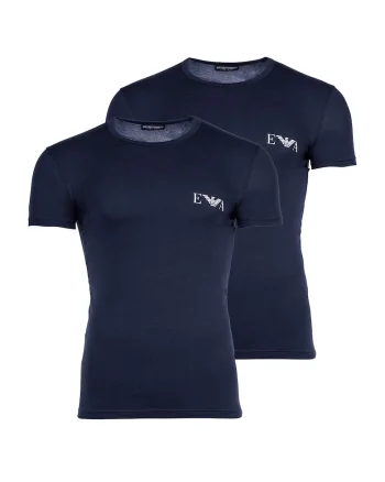 Set de tricouri slim fit - 2 piese, Albastru