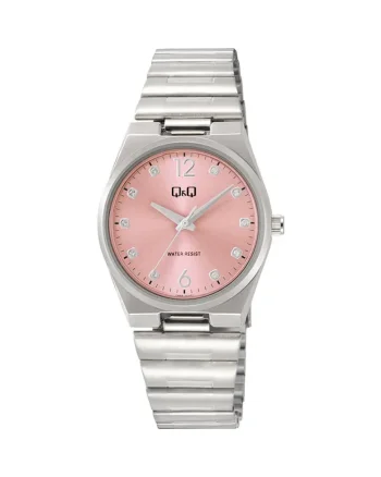 Ceas analogic de dama  Q84B-003PY, argintiu