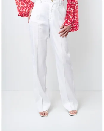 Pantaloni femei  Martha 7688 alb, Alb