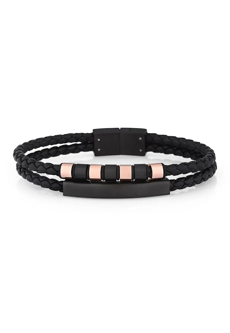 Bratara pentru barbati  din Piele ecologica, lungime 20 cm, JWQG3013