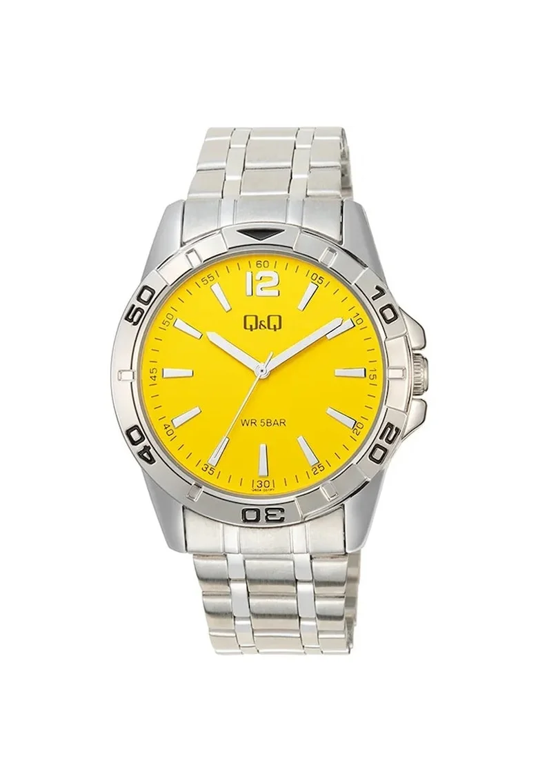 Ceas barbatesc  Q60A-001PY, galben