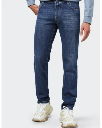 Pantaloni barbati M, 5 by Meyer Regular 6209/18 albastru