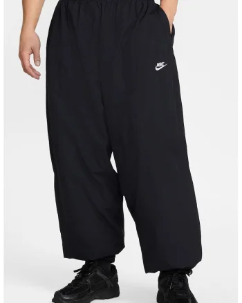 Pantaloni lejeri Club, Alb/Negru