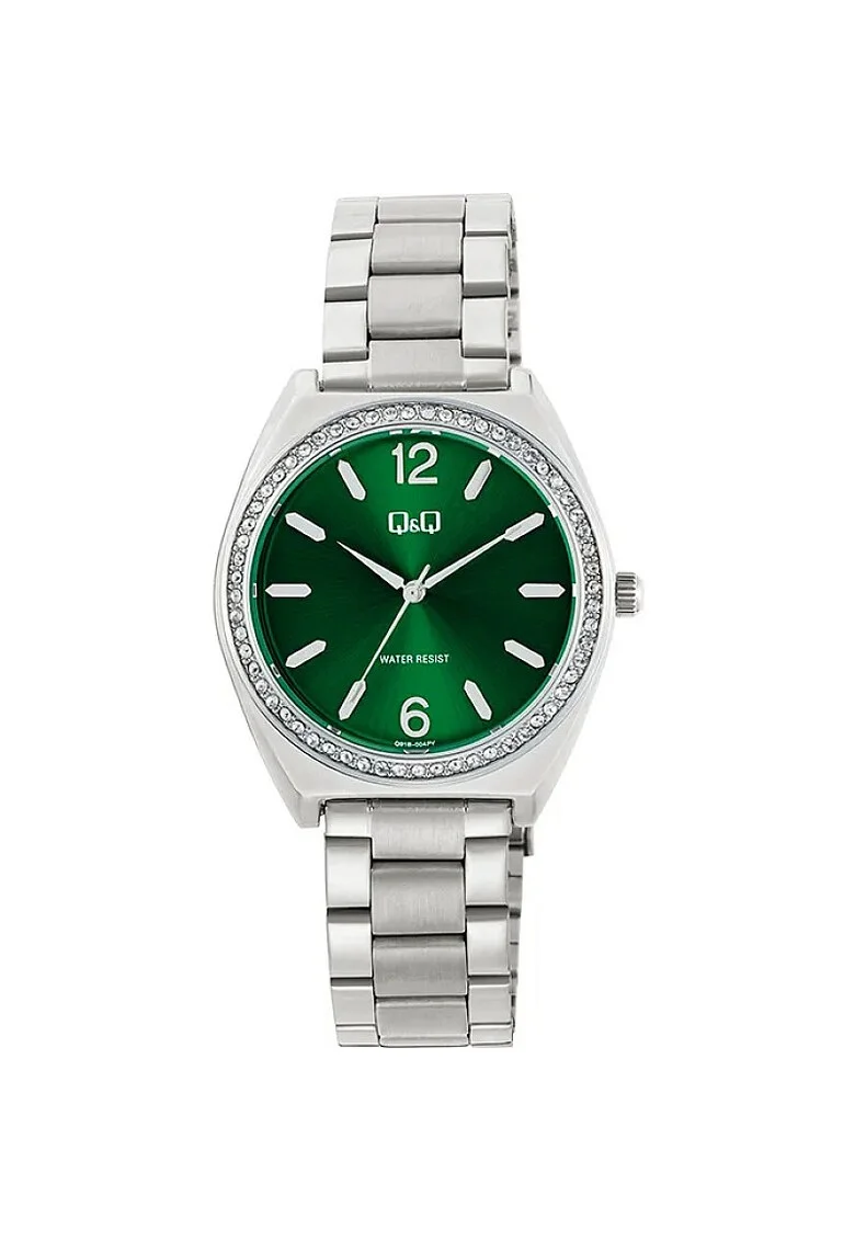 Ceas analog de dama,  Argintiu/Verde