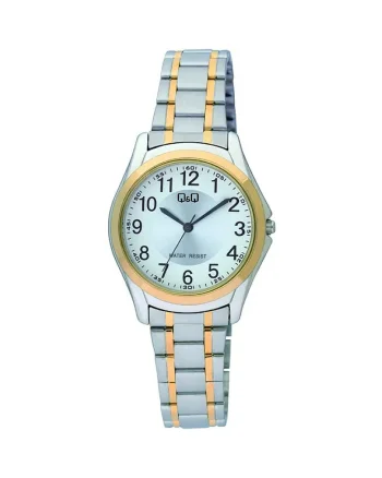 Ceas de dama  Q55A-003PY, argintiu si auriu