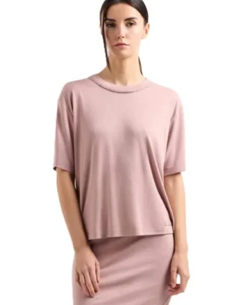 Tricou  pentru Lifestyle, W TEE SS, 7W000340-AF12956-U4079, S INTL, Roz