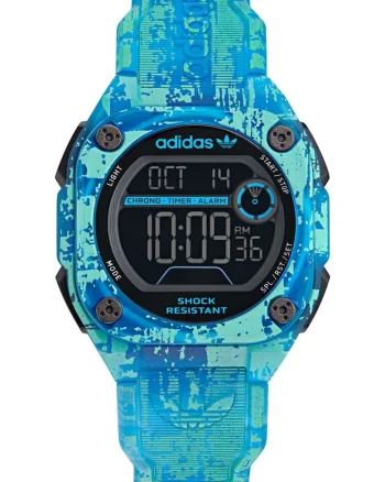 Ceas barbati,  City Tech Two, Quartz, Afisaj digital, Albastru