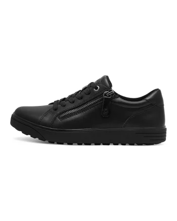 Pantofi sport cu varf rotund, Negru