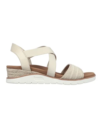 Sandale-espadrile wedge Arch Fit Beach Kiss, Bej