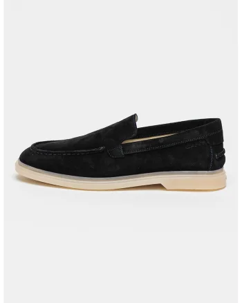Pantofi loafer de piele intoarsa Boery, Bleumarin
