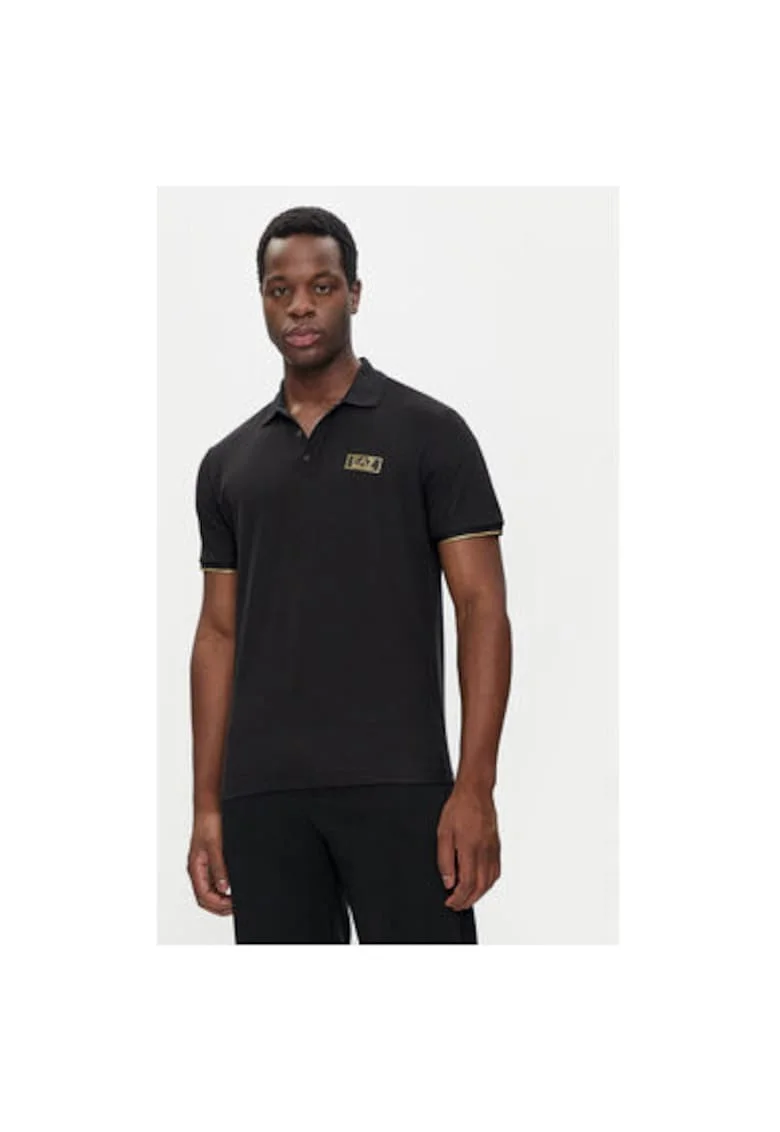 Tricou barbati, Emporio Armani  304285677, Bumbac, Negru, Negru
