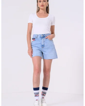 Tricou din amestec de modal, Alb
