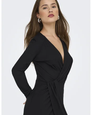 Rochie mini cu model petrecut, Negru