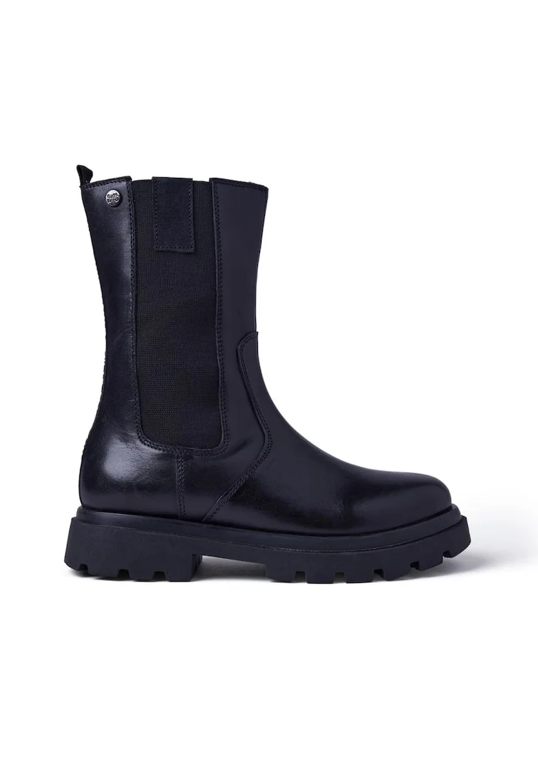 Ghete Chelsea de piele Duluth, Negru