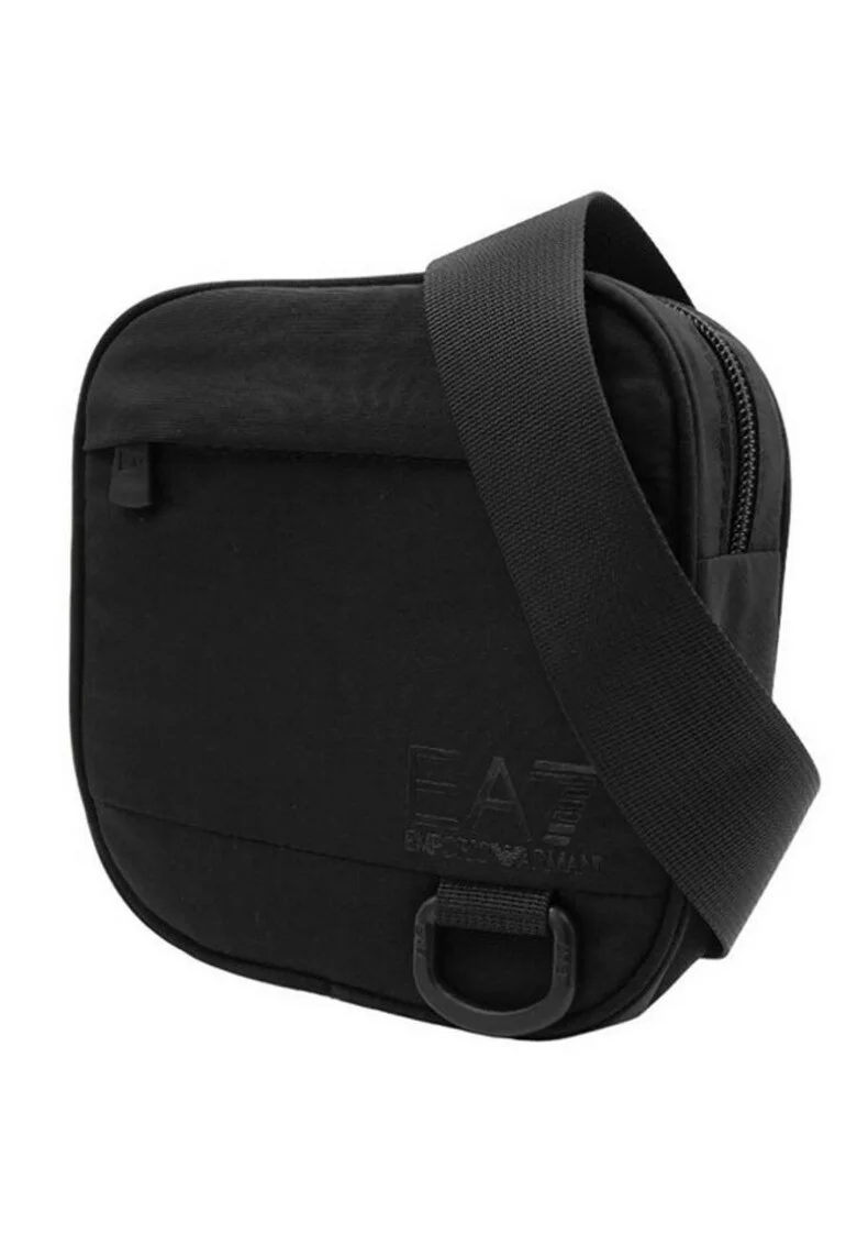 Borseta neagra cu logo discret