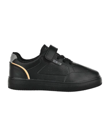 Pantofi sport low-cut cu velcro, Negru