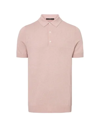 Tricou regular fit cu guler polo 30041050, Roz
