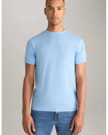 Tricou regular fit cu guler rotund 30044716, Albastru