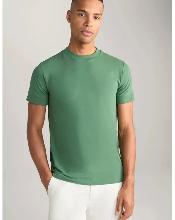 Tricou regular fit cu guler rotund 30044716, Verde