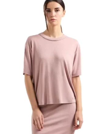Tricou dama  W TEE SS, Viscoza, Roz,