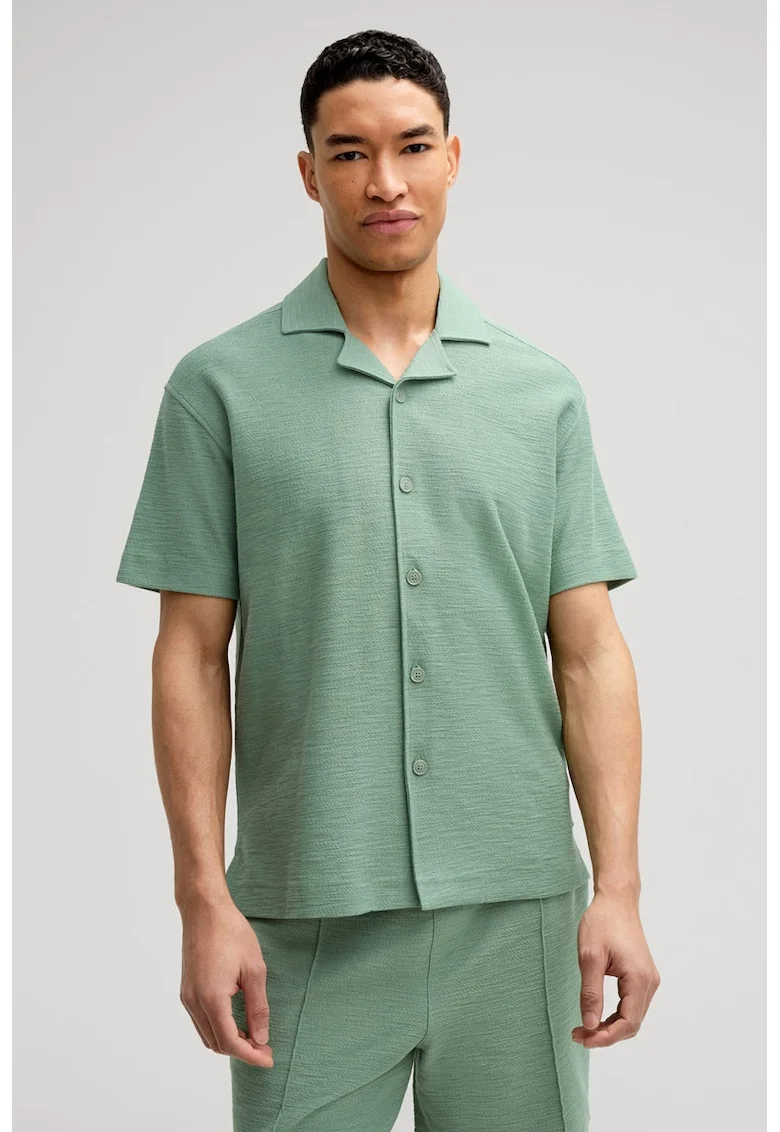 Cămașă regular fit cu mânecă scurtă, Verde