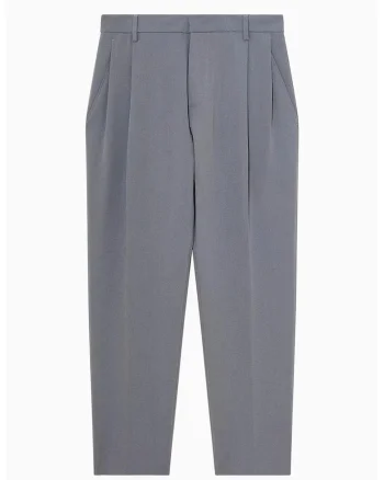 ,Pantaloni clasici cu buzunare laterale PP, Gri
