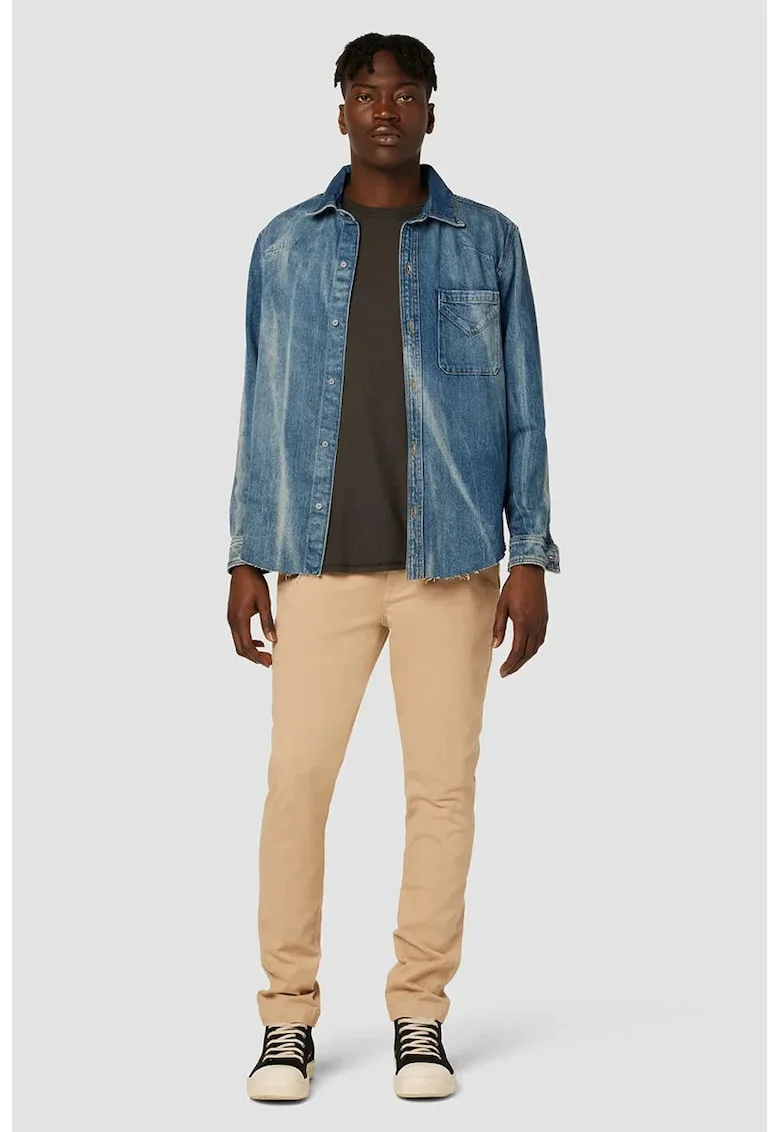 ,Pantaloni clasic chino drepți slim HD1, Bej