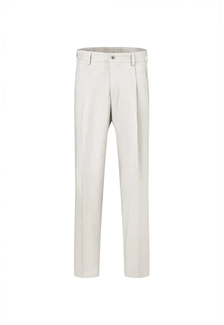 ,Pantaloni loose-fit STR1, Alb