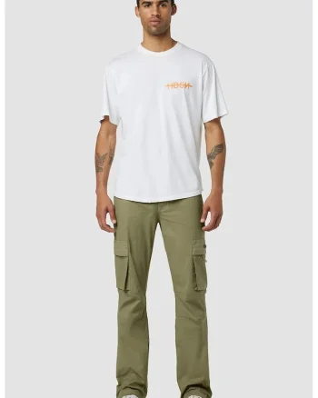 ,Pantaloni cargo, regular fit, evazați, Verde