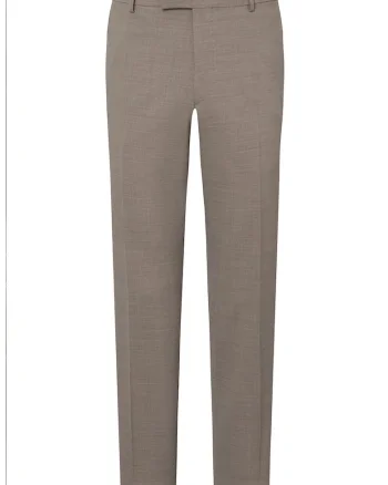 ,Pantaloni regular fit cu buzunare frontale STR5, Maro