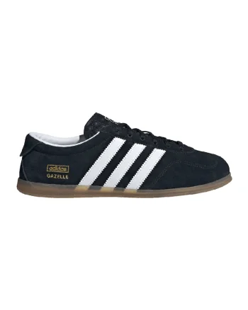 Pantofi sport din piele intoarsa Gazelle Lo Pro, Alb/Negru