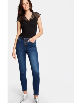 Bluza dama,  303917203, Poliester reciclat/Viscoza, Negru, Negru