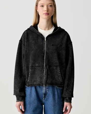 Karl Lagerfeld Jeans hanorac oversized pentru femei din bumbac