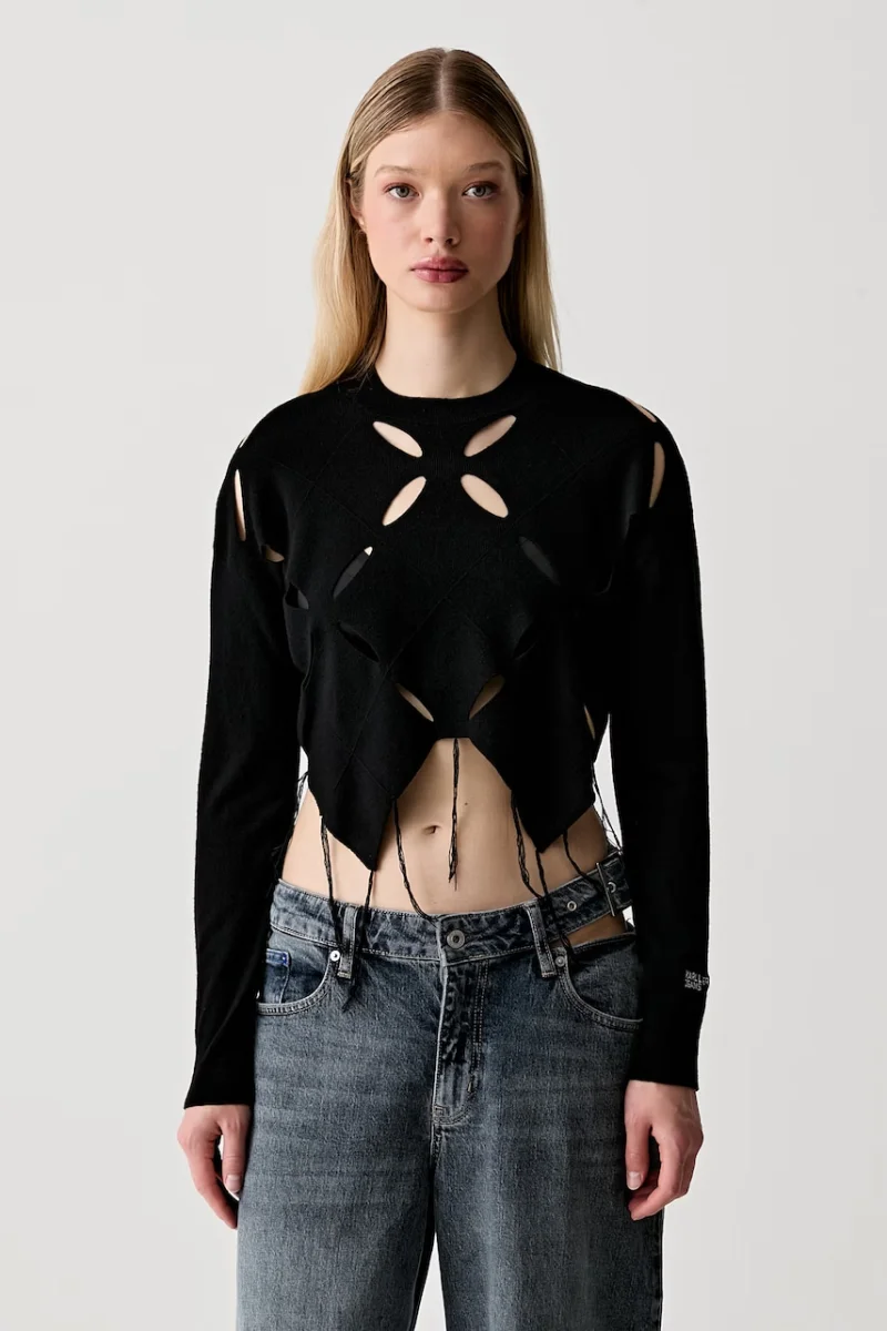 Karl Lagerfeld Jeans pulover pentru femei cu vâscoză