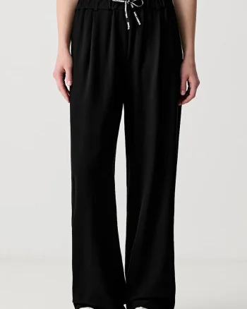 Karl Lagerfeld Jeans pantaloni de trening pentru femei cu vâscoză