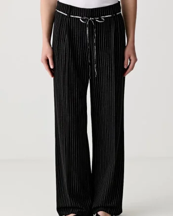Karl Lagerfeld Jeans pantaloni pentru femei cu vâscoză