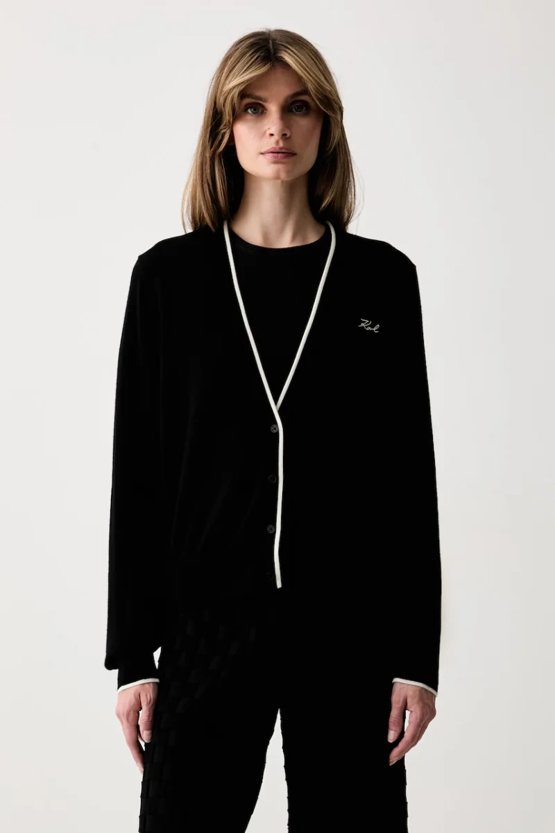 Karl Lagerfeld cardigan pentru femei din lână