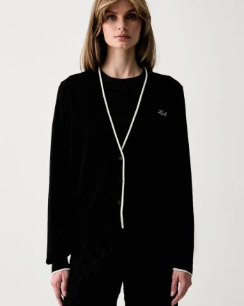 Karl Lagerfeld cardigan pentru femei din lână