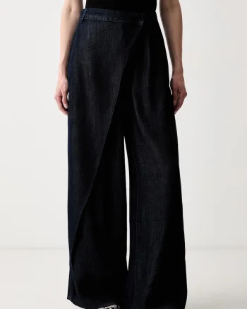 Karl Lagerfeld pantaloni pentru femei din lyocell