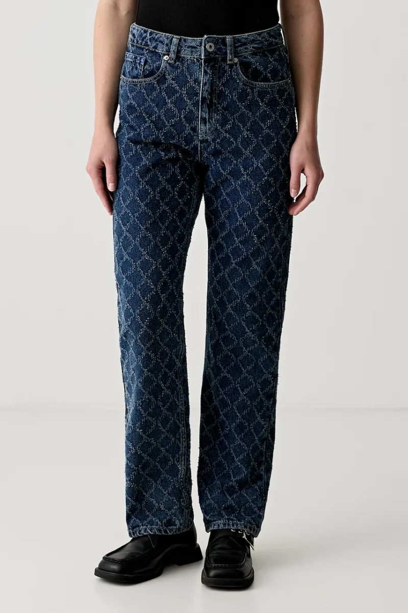 Karl Lagerfeld Jeans blugi straight pentru femei