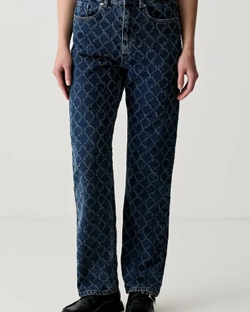 Karl Lagerfeld Jeans blugi straight pentru femei